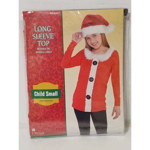 Child Small (4-6) Christmas Long Sleeve Top Costume Holiday Shirt